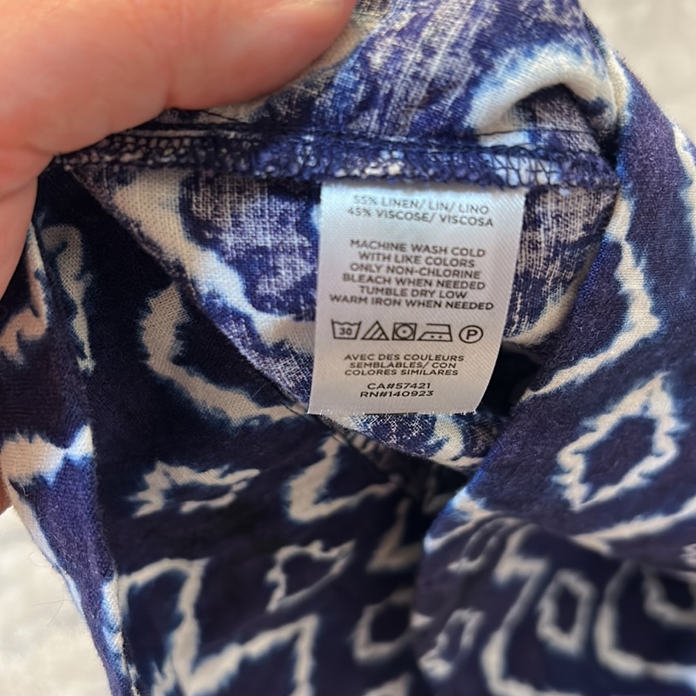Loft linen cropped top - Picture 3 of 6